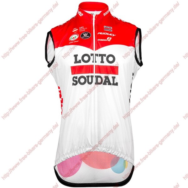 Radsport Lotto Soudal 2018 Windstopper ärmelloses Trikot Kurz Radtrikot Kaufen