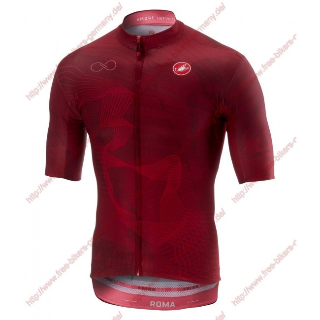Radsport Giro d'Italia 2018 Roma Trikot Kurzarm Radtrikot Kaufen Radsport Giro d'Italia 2018 Roma Trikot Kurzarm Radtrikot Kaufen