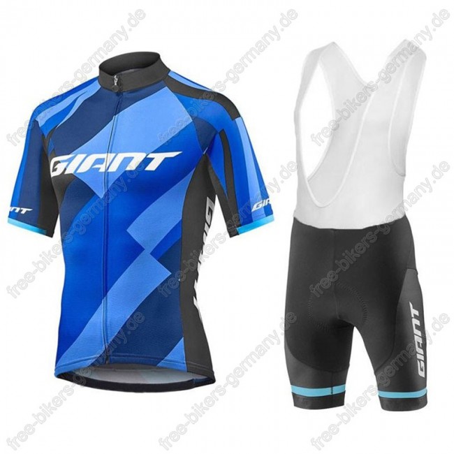 Giant Elevate blau Radbekleidung Satz Trikot Kurzarm+Trägerhosen Radtrikot Kaufen Giant Elevate blau Radbekleidung Satz Trikot Kurzarm+Trägerhosen Radtrikot Kaufen