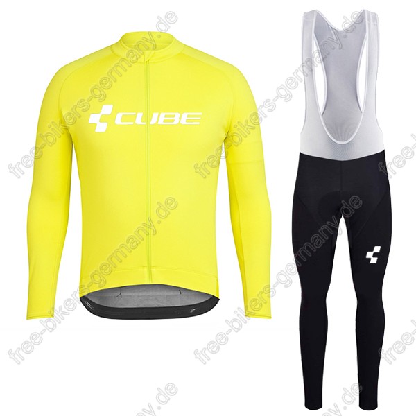 Profiteam 2018 Cube gelb Fahrradbekleidung Trikot Langarm+Lang Tr Radtrikot Kaufen