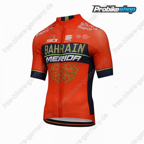 Profiteam 2018 BAHRAIN MERIDA Pro Trikot Kurzarm Radtrikot Kaufen