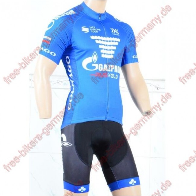 Profiteam 2018 Gazprom-Rusvelo Fahrradbekleidung Trikot Kurzarm Radtrikot Kaufen Profiteam 2018 Gazprom-Rusvelo Fahrradbekleidung Trikot Kurzarm Radtrikot Kaufen