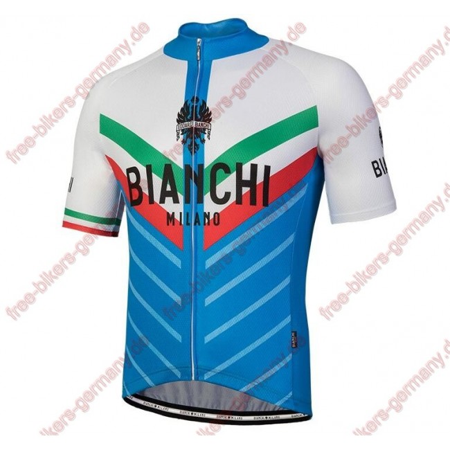 Profiteam 2018 Bianchi Milano Tiera Blau Weiß Trikot Kurzarm 13582XF Radtrikot Kaufen Profiteam 2018 Bianchi Milano Tiera Blau Weiß Trikot Kurzarm 13582XF Radtrikot Kaufen