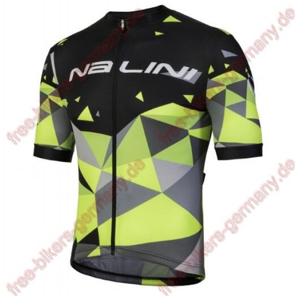 Profiteam 2018 Nalini AHS Discesa Gelb Trikot Kurzarm 19756VO Radtrikot Kaufen