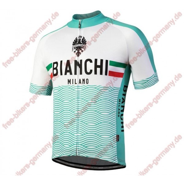 Profiteam 2018 Bianchi Milano Attone Weiß Trikot Kurzarm 54852SO Radtrikot Kaufen