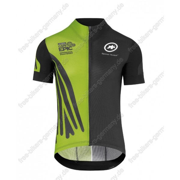 Assos SS.Capeepicx Trikot Kurzarm Grün schwarz 2018 Radtrikot Kaufen