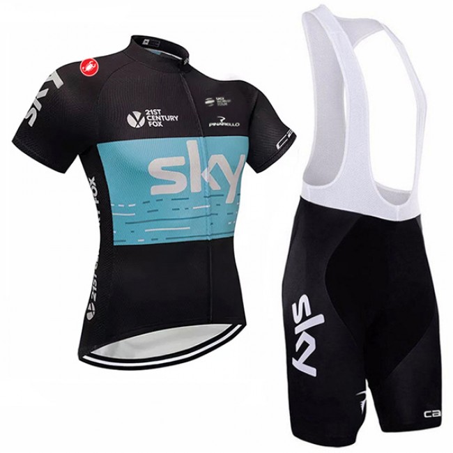 Sky Trikot Kurzarm 2018 schwarz Blau Radtrikot Kaufen Sky Trikot Kurzarm 2018 schwarz Blau Radtrikot Kaufen