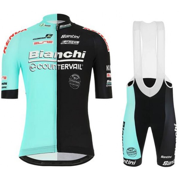 Fahrradbekleidung Radsport 2020 Bianchi Countervail Radbekleidung Satz Trikot Kurzarm+Trägerhosen Se Radtrikot Kaufen