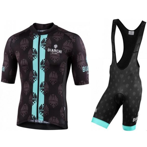 Fahrradbekleidung Radsport 2020 BIANCHI MILANO Roncaccio Trikot Kurzarm Outlet+Palizzi Trägerhosen Set Radtrikot Kaufen