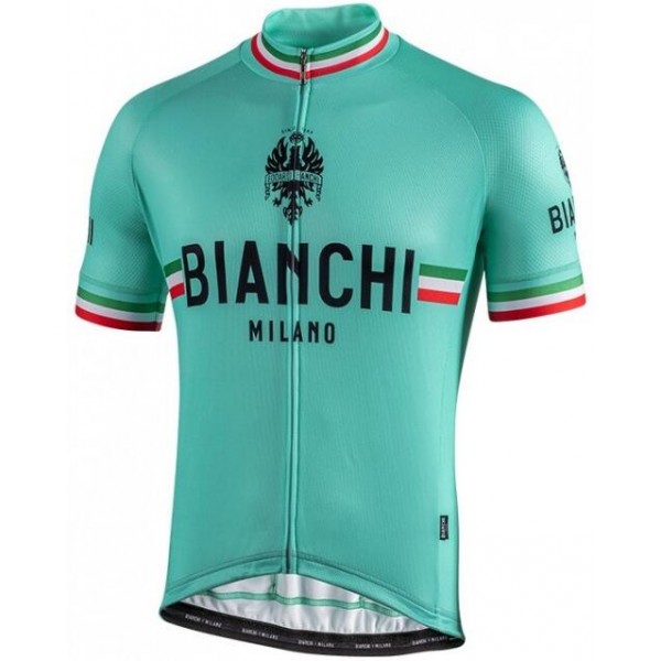 Fahrradbekleidung Radsport 2020 BIANCHI MILANO Isalle Trikot Kurzarm Outlet blau Radtrikot Kaufen