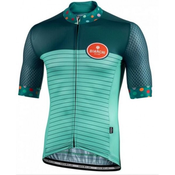 Fahrradbekleidung Radsport 2020 BIANCHI MILANO Taloro Trikot Kurzarm Outlet Grün Radtrikot Kaufen