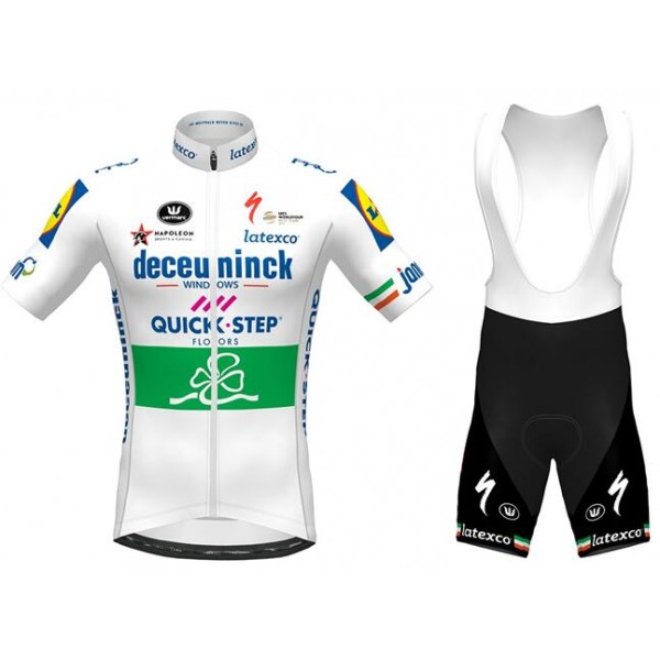 Fahrradbekleidung Radsport 2020 DECEUNINCK QUICK-STEP Irish Champion Radbekleidung Satz Trikot Kurzarm+Trägerhosen Se Radtrikot Kaufen
