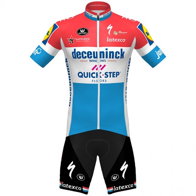 Fahrradbekleidung Radsport 2020 DECEUNINCK QUICK-STEP Luxembourgian Champion Radbekleidung Satz Trikot Kurzarm+Fahrrad Radtrikot Kaufen Fahrradbekleidung Radsport 2020 DECEUNINCK QUICK-STEP Luxembourgian Champion Radbekleidung Satz Trikot Kurzarm+Fahrrad Radtrikot Kaufen
