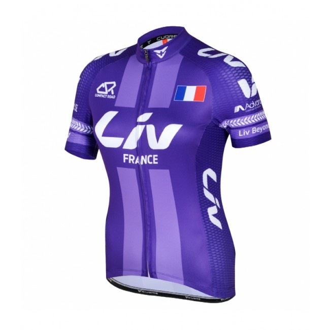 Fahrradbekleidung Radsport 2020 LIV TEAM France Trikot Kurzarm Outlet Radtrikot Kaufen Fahrradbekleidung Radsport 2020 LIV TEAM France Trikot Kurzarm Outlet Radtrikot Kaufen