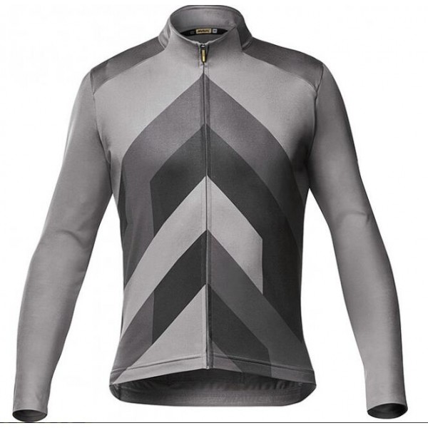 Fahrradbekleidung Radsport 2020 MAVIC Cosmic Graphic Trikot LangarmGrau Radtrikot Kaufen
