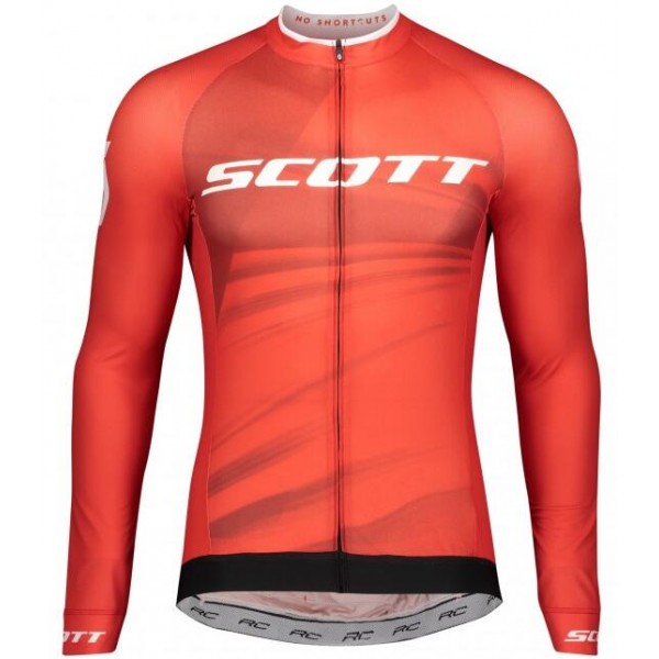 Fahrradbekleidung Radsport 2020 SCOTT RC Pro Trikot Langarmrot Radtrikot Kaufen