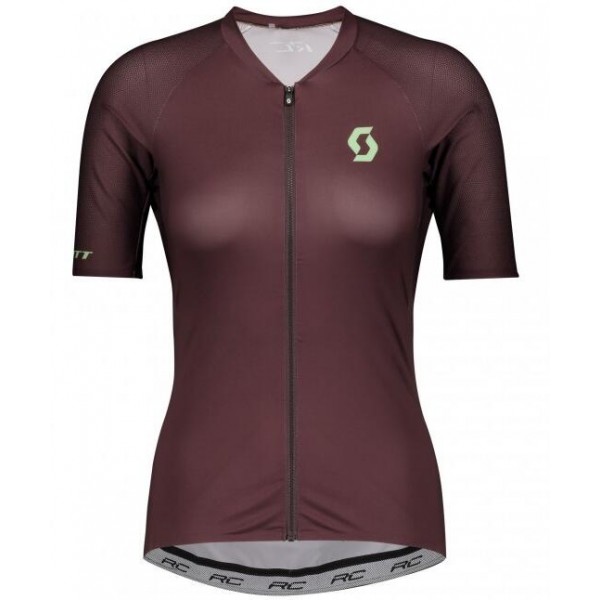 Fahrradbekleidung Radsport 2020 Damen SCOTT RC Premium Trikot Kurzarm Outlet marrone Radtrikot Kaufen