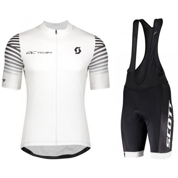 Fahrradbekleidung Radsport 2020 SCOTT RC TEAM 10 Radbekleidung Satz Trikot Kurzarm+Trägerhosen Set Out Radtrikot Kaufen