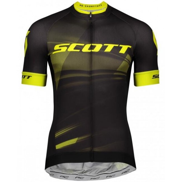 Fahrradbekleidung Radsport 2020 SCOTT RC Pro Trikot Kurzarm Outlet schwarz Radtrikot Kaufen
