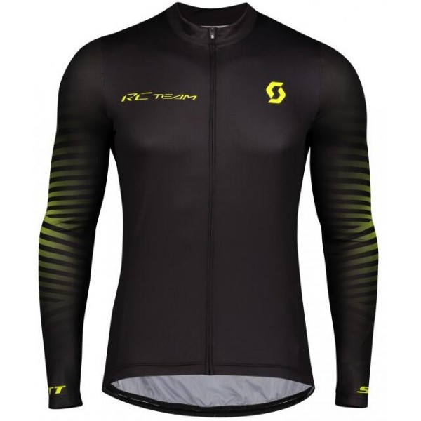 Fahrradbekleidung Radsport 2020 SCOTT RC TEAM 10 Trikot Langarmschwarz Radtrikot Kaufen