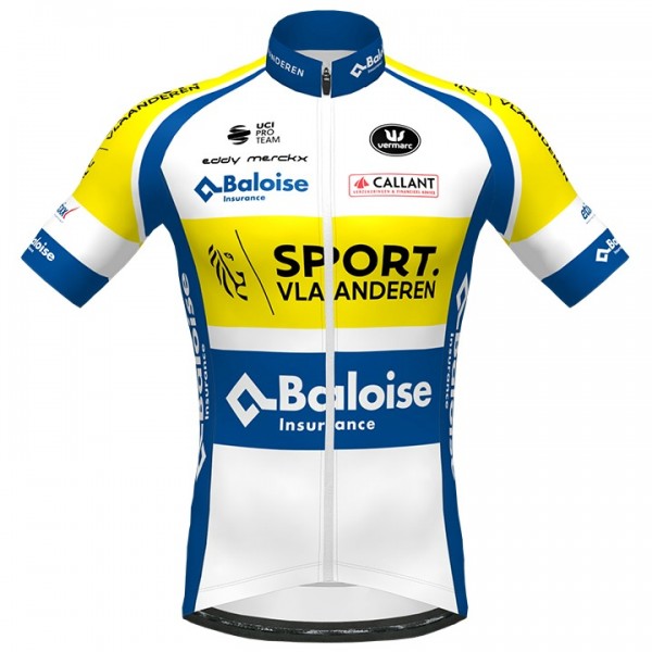 Fahrradbekleidung Radsport 2020 Sport Vlaanderen-Baloise Vermarc Trikot Kurzarm Outlet Radtrikot Kaufen