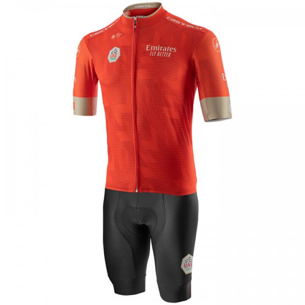 Fahrradbekleidung Radsport 2020 UAE Tour Radbekleidung Satz Trikot Kurzarm+Fahrradhose Set Outle Radtrikot Kaufen