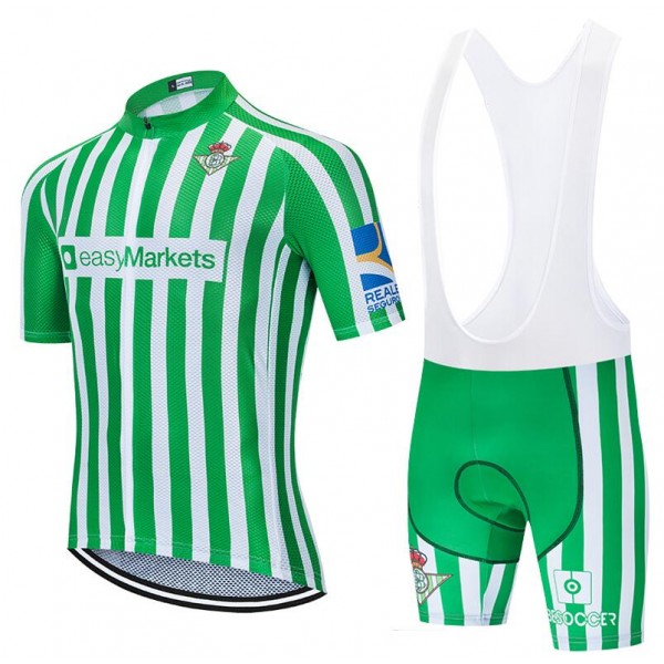 Fahrradbekleidung Radsport 2020 Real Betis Radbekleidung Satz Trikot Kurzarm+Trägerhosen Set Outl Radtrikot Kaufen