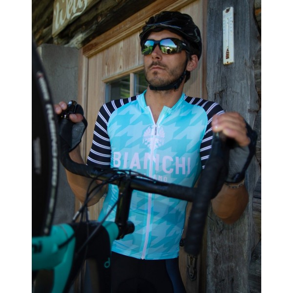 FLUMINI Radtrikot kurzarm celeste