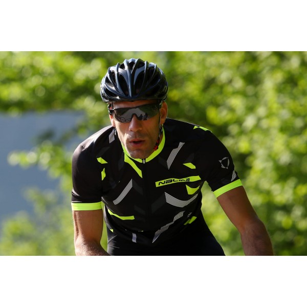 DISCESA 2.0 Radtrikot kurzarm schwarz/gelb DISCESA 2.0 Radtrikot kurzarm schwarz/gelb