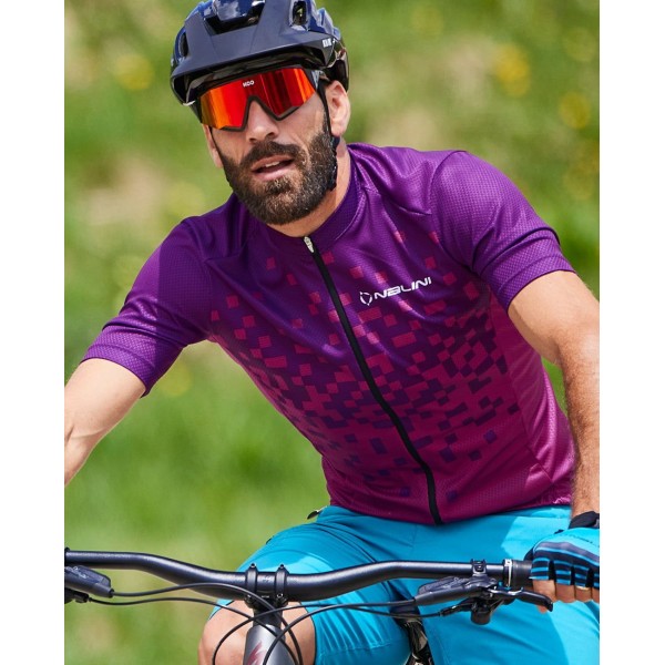 New Atlanta Radtrikot kurzarm lila/violett