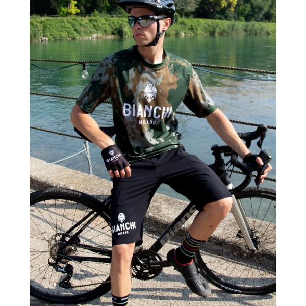 POZZILLO MTB Trikot kurzarm olivgrün/camo