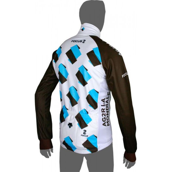 AG2R LA MONDIALE 2014 Radsport-Winterjacke Radsport-Profi-Team