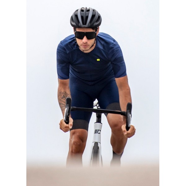 ALE ARTIKA Radtrikot kurzarm blau