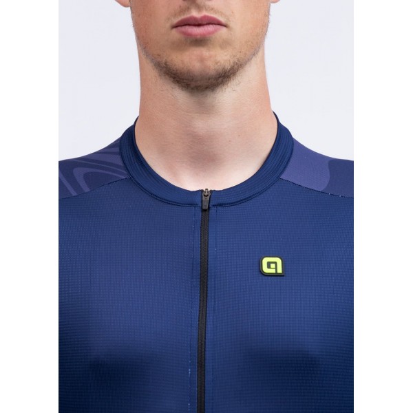 ALE ARTIKA Radtrikot kurzarm blau