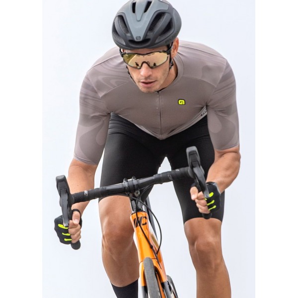 ALE ARTIKA Radtrikot kurzarm grau