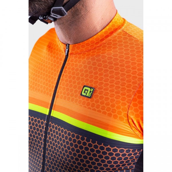 ALE BRIDGE Radtrikot kurzarm orange