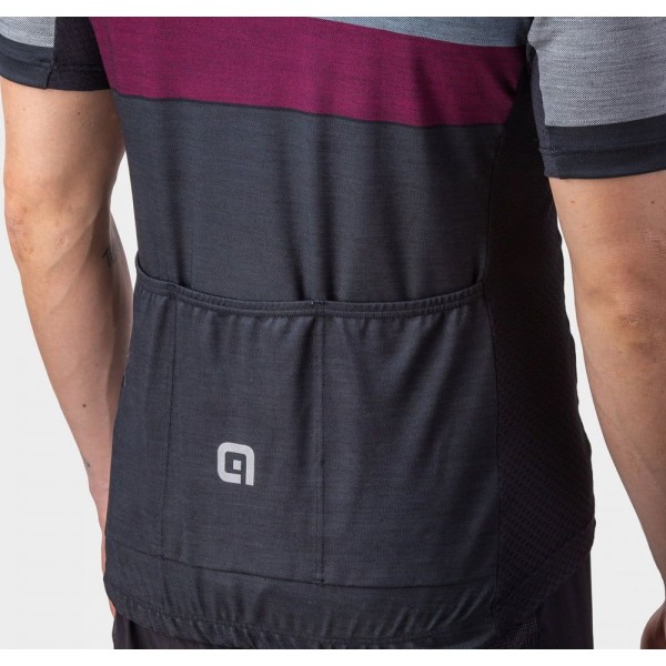 ALE CHAOS Gravel Radtrikot kurzarm schwarz/grau ALE CHAOS Gravel Radtrikot kurzarm schwarz/grau