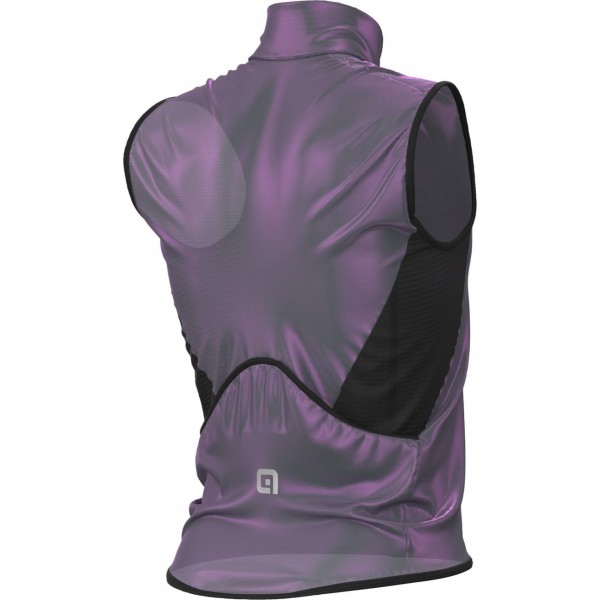ALE CLEVER-Fahrradweste lila-metallic