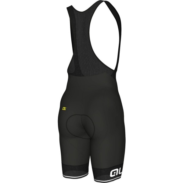 Übergröße ALE CORSA Trägerhose kurz schwarz/weiß