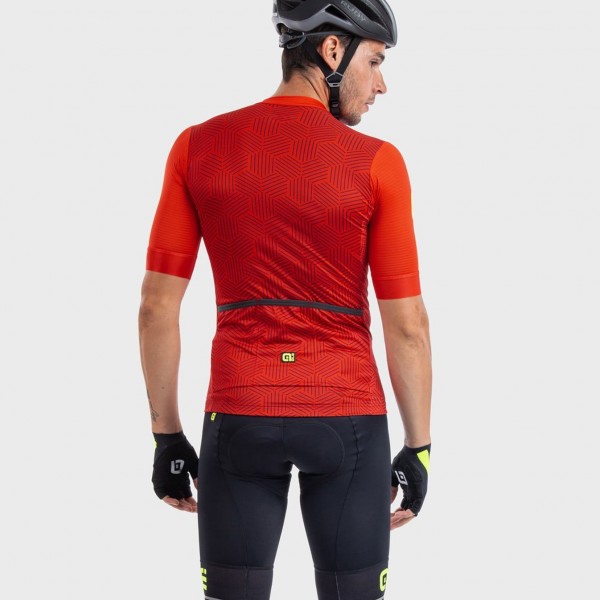 ALE CROSS Radtrikot kurzarm rot