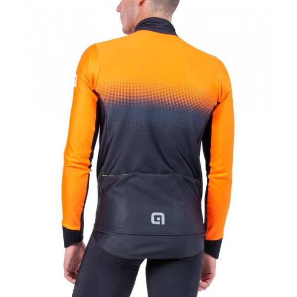 ALE GRADIENT Fahrradjacke orange/schwarz