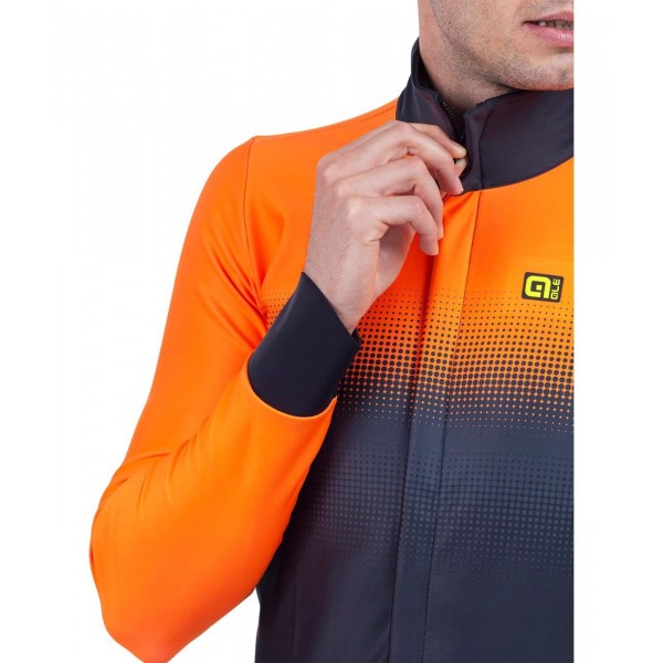 ALE GRADIENT Fahrradjacke orange/schwarz