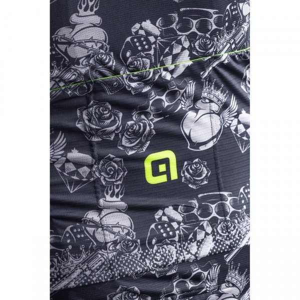 ALE LAS VEGAS Radtrikot kurzarm schwarz