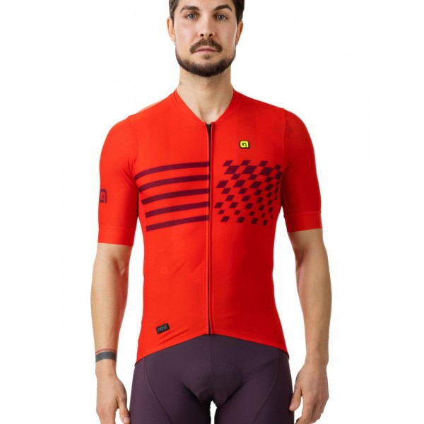 ALE PLAY Radtrikot kurzarm rot