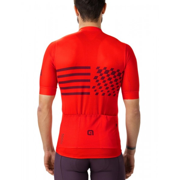 ALE PLAY Radtrikot kurzarm rot