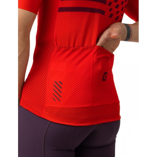 ALE PLAY Radtrikot kurzarm rot