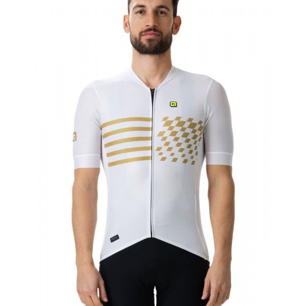 ALE PLAY Radtrikot kurzarm weiß