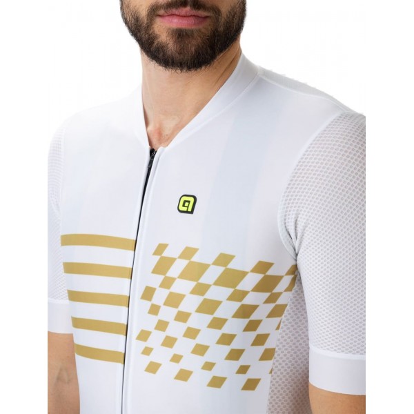 ALE PLAY Radtrikot kurzarm weiß