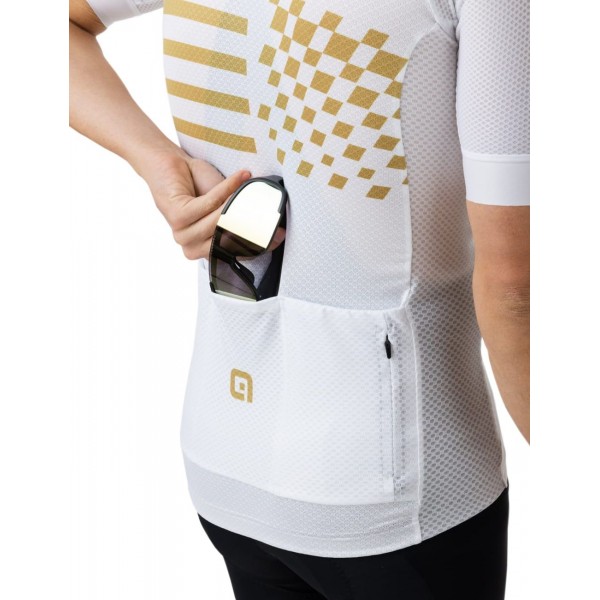 ALE PLAY Radtrikot kurzarm weiß