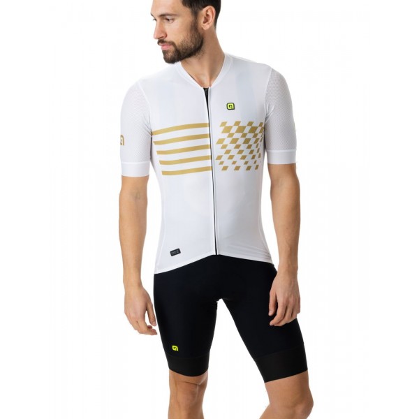 ALE PLAY Radtrikot kurzarm weiß